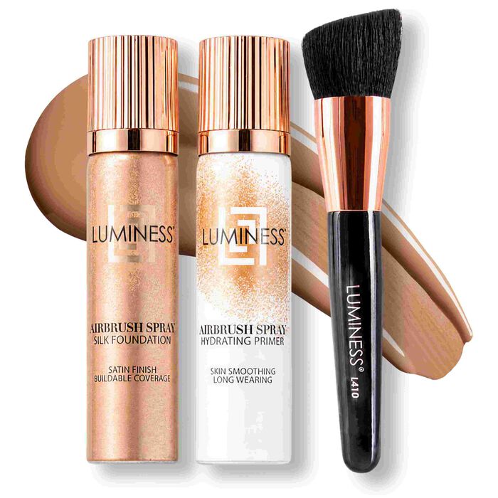 Airbrush Spray Silk Foundation Starter Kit - Warm 070Warm 070